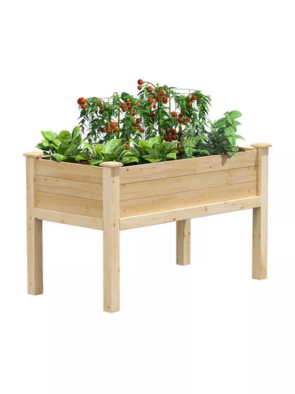 Elevated Cedar Garden Bed, 2' x 4' x 31