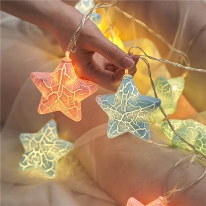 Christmas Crack Star Lights