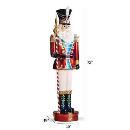 LED Grand Nutcracker with Staff