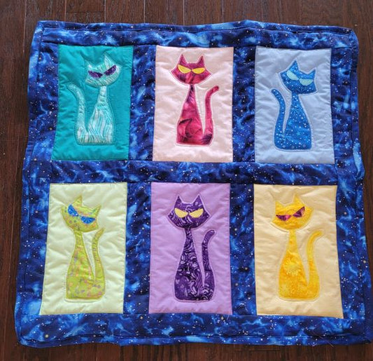 Cat CLA120324100 Quilted Placemats