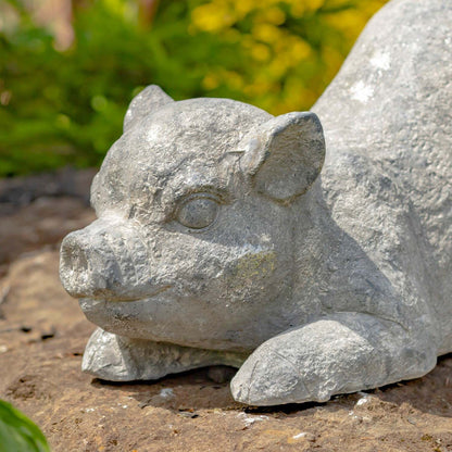 Small Magnesium Piglet Statue