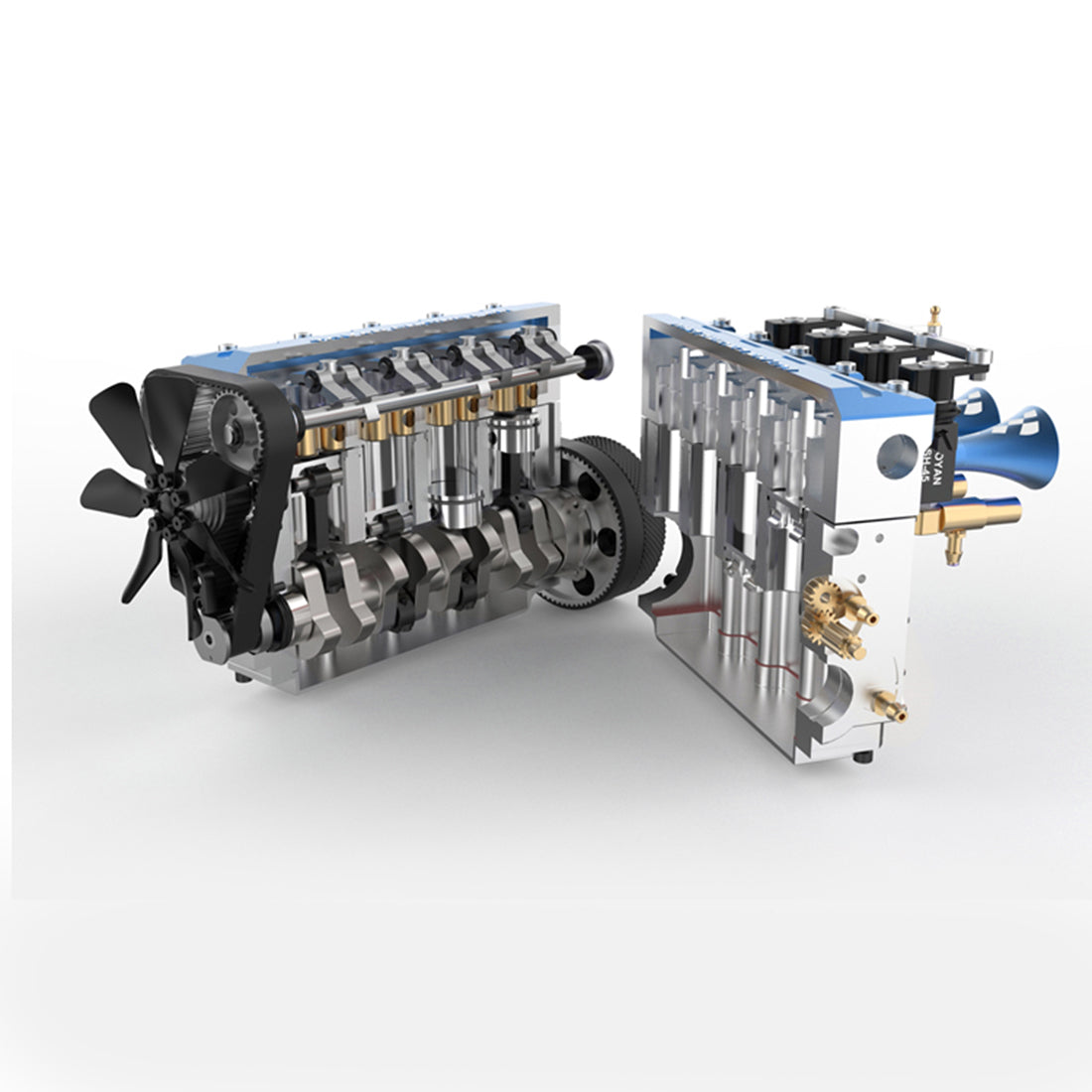 FS-L400 14cc Inline 4 Cylinder Four-stroke Water-cooled Nitro Engine Model