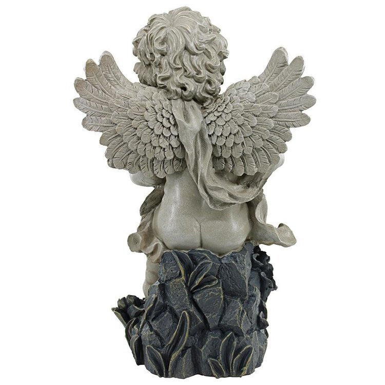 Heavenly Offering Cherub Garden Statue