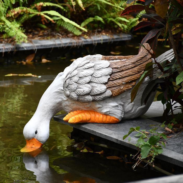 Extra Large Swan Flower Pot, Swan Statues, Animal Statue for Garden Ornament, Villa Courtyard Decor, Outdoor Decoration, Garden Ideas