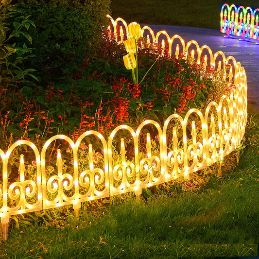 Christmas Fence Lights 8PCS