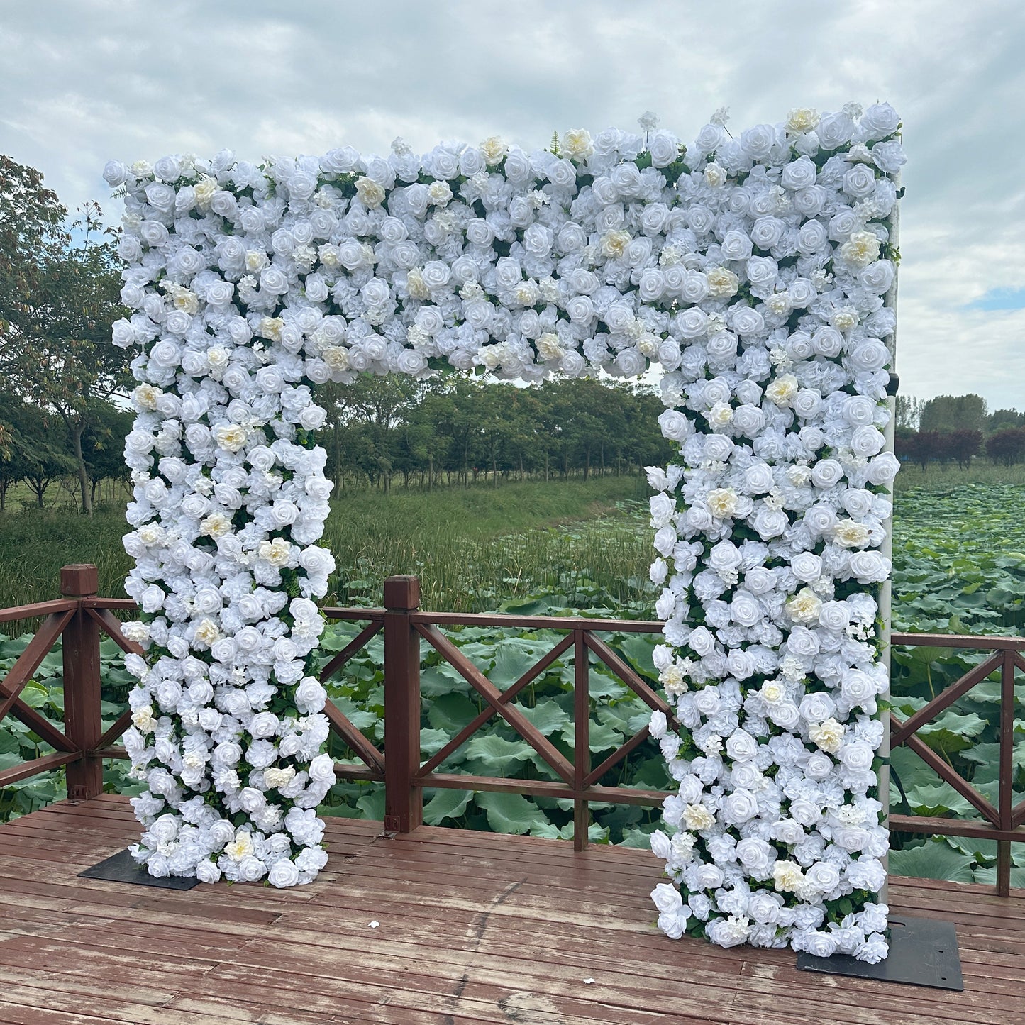 Wedding Party Background Floral Arch Decoration