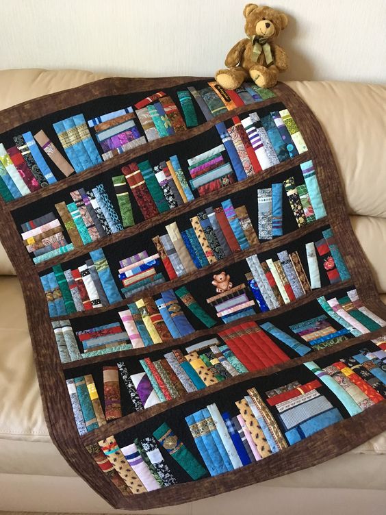 Bookcase CLA120324026 Quilt Blanket