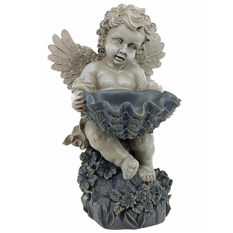 Heavenly Offering Cherub Garden Statue