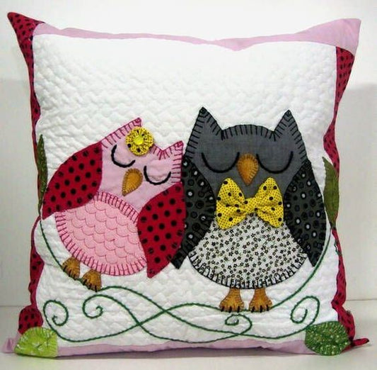 Owl CLA080424114 Quilted Pillow Case