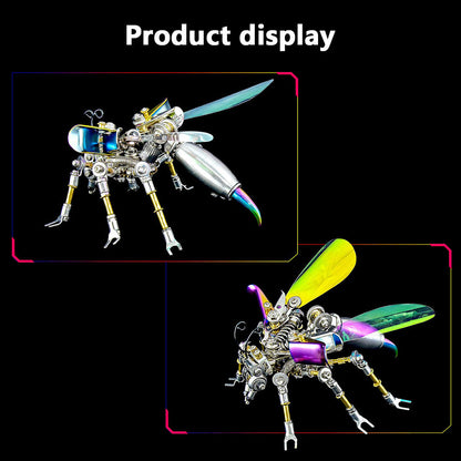 Mechanical Wasp 3D Metal DIY Assembly Model Kit Toy 180PCS