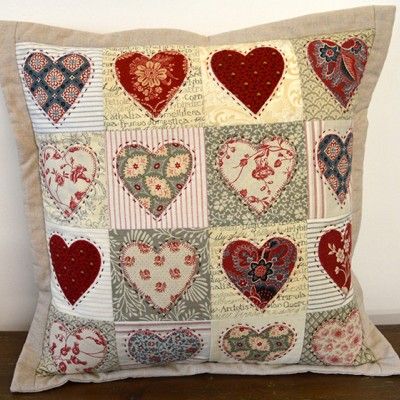 Heart CLA080424170 Quilted Pillow Case