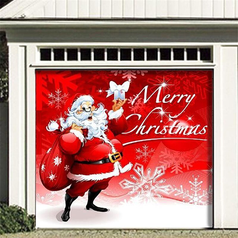 Christmas Mural for Garage Door