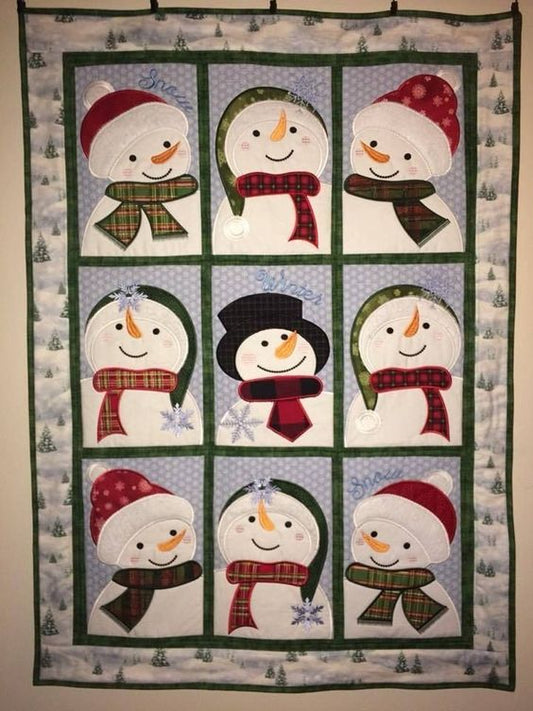 Snowman CLA04122386 Quilt Blanket