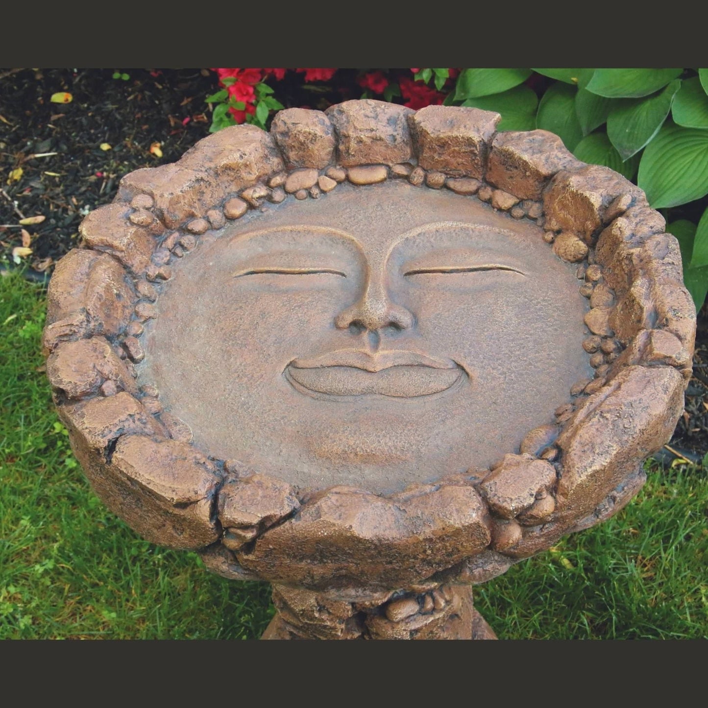 Quiet Reflections 1-Piece Concrete Bird Bath