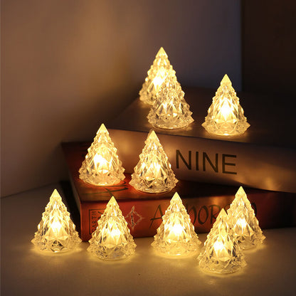 Crystal Diamond Christmas Tree Night Light