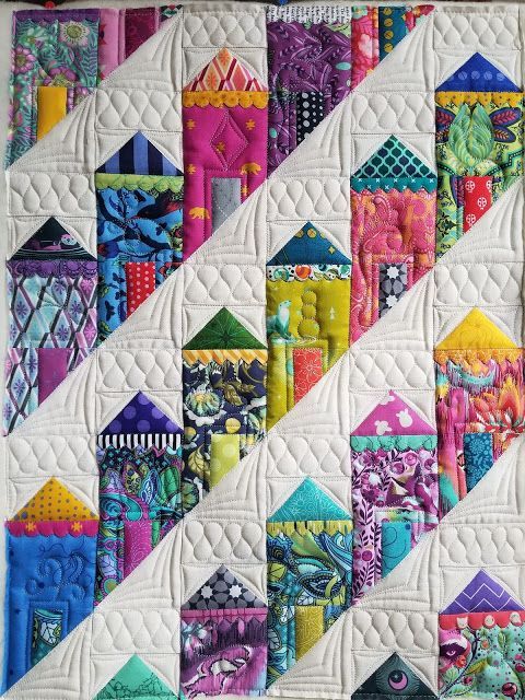 Houses CLA060123006 Quilt Blanket