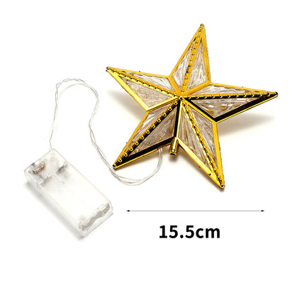 Five-pointed star atmosphere Christmas lights