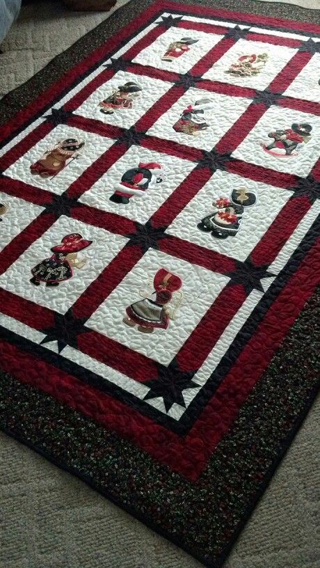 Christmas Sunbonnet Sue CLA271223171 Quilt Blanket