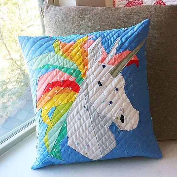 Unicorn CLA080424203 Quilted Pillow Case