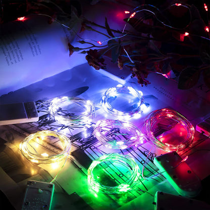 Halloween Christmas LED Waterproof Firefly Star Light (4 PCS)