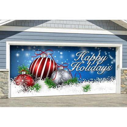 Christmas Mural for Garage Door