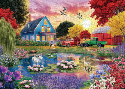 Colorful Dusk Jigsaw Puzzle 1000 Pieces