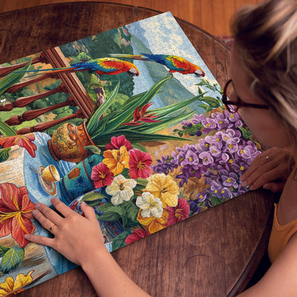 Parrot Garden Jigsaw Puzzle 1000 Pieces