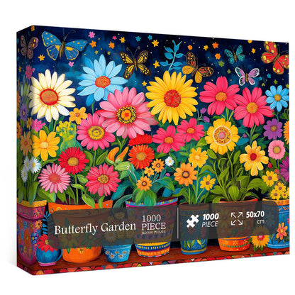 Butterfly Garden Jigsaw Puzzle 1000 Pieces