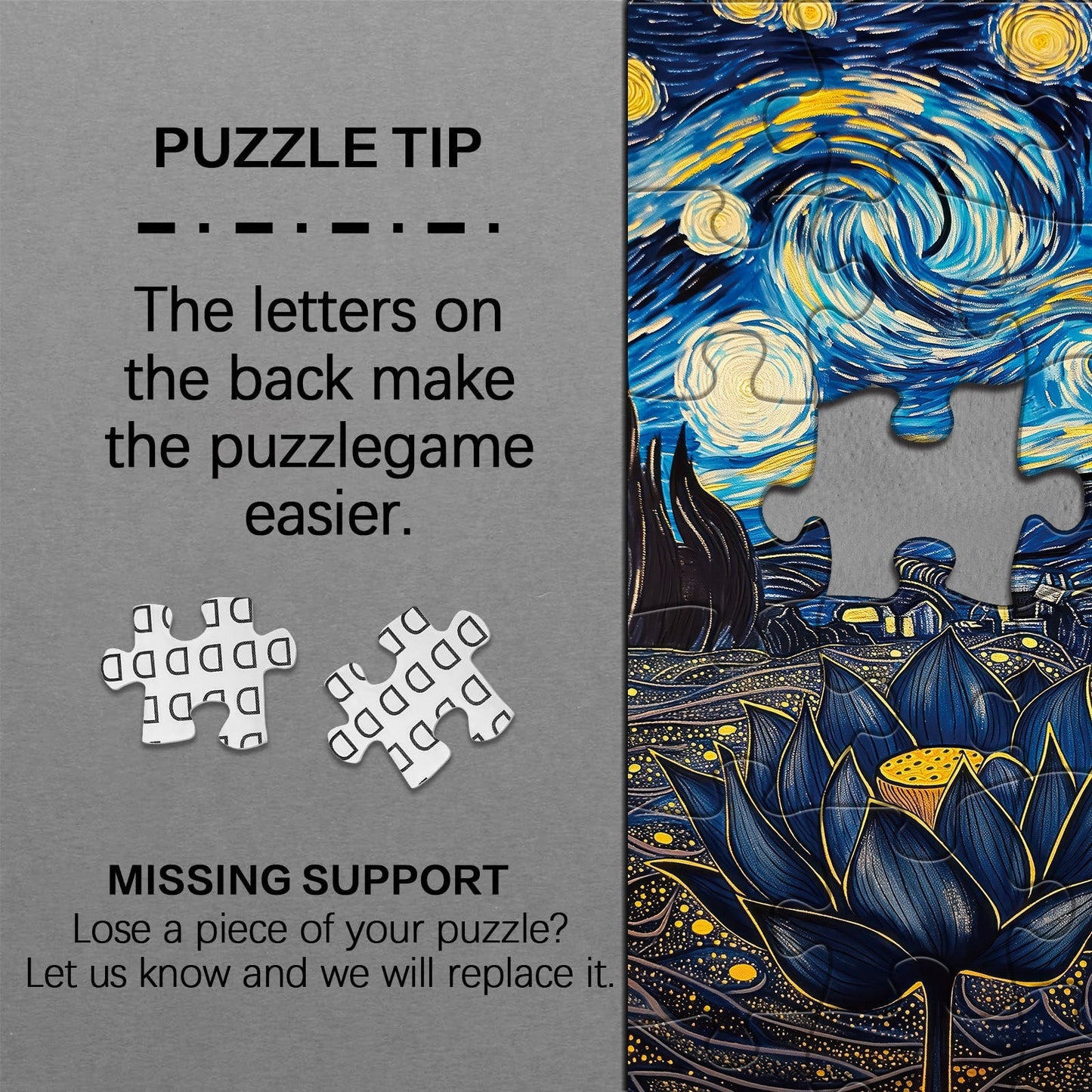 Starry Lotus Jigsaw Puzzle 1000 Pieces