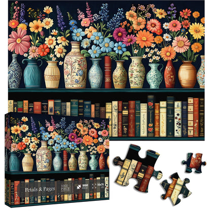 Petals & Pages Jigsaw Puzzle 1000 Pieces