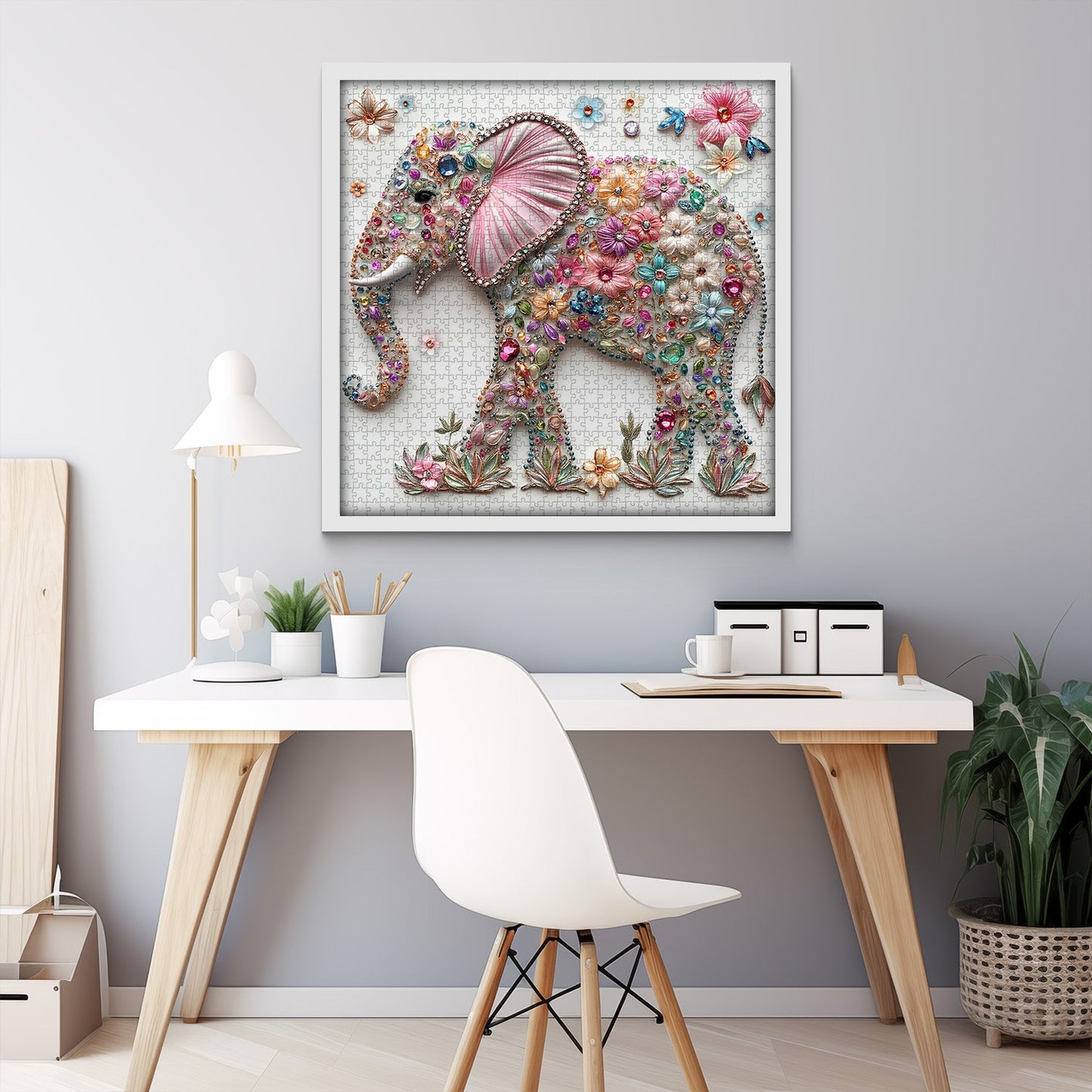 Elegant Elephant Jigsaw Puzzle 1000 Pieces