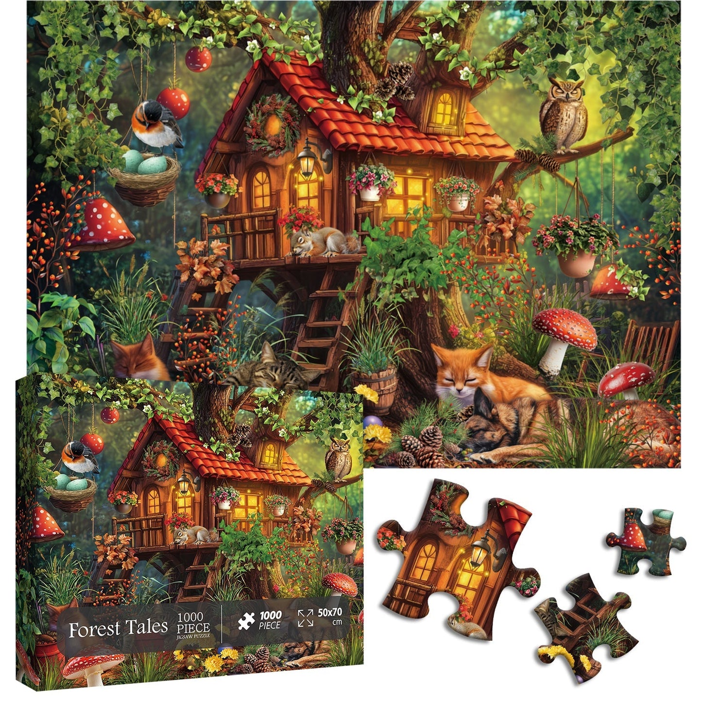 Forest Tales Jigsaw Puzzle 1000 Pieces