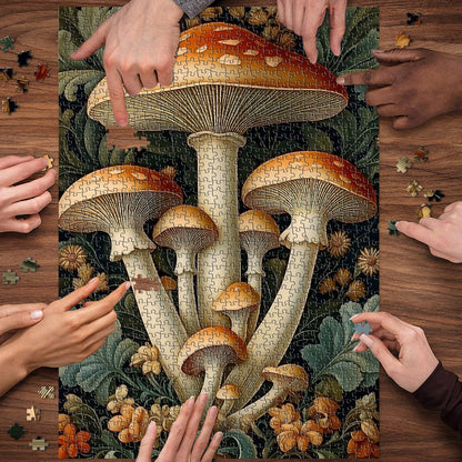 Forest Mushrooms Jigsaw Puzzle 1000 Pieces