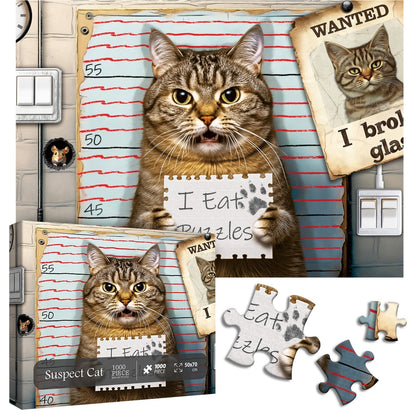 Suspect Cat Jigsaw Puzzle 1000 Pieces