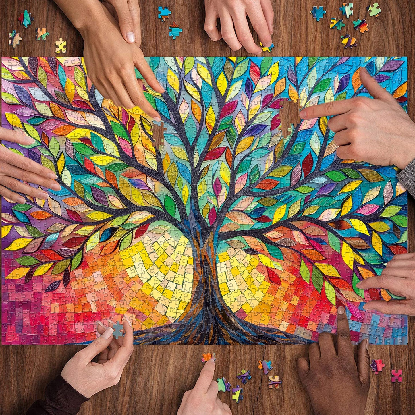 Tree of Vibrance Jigsaw Puzzle 1000 Pieces