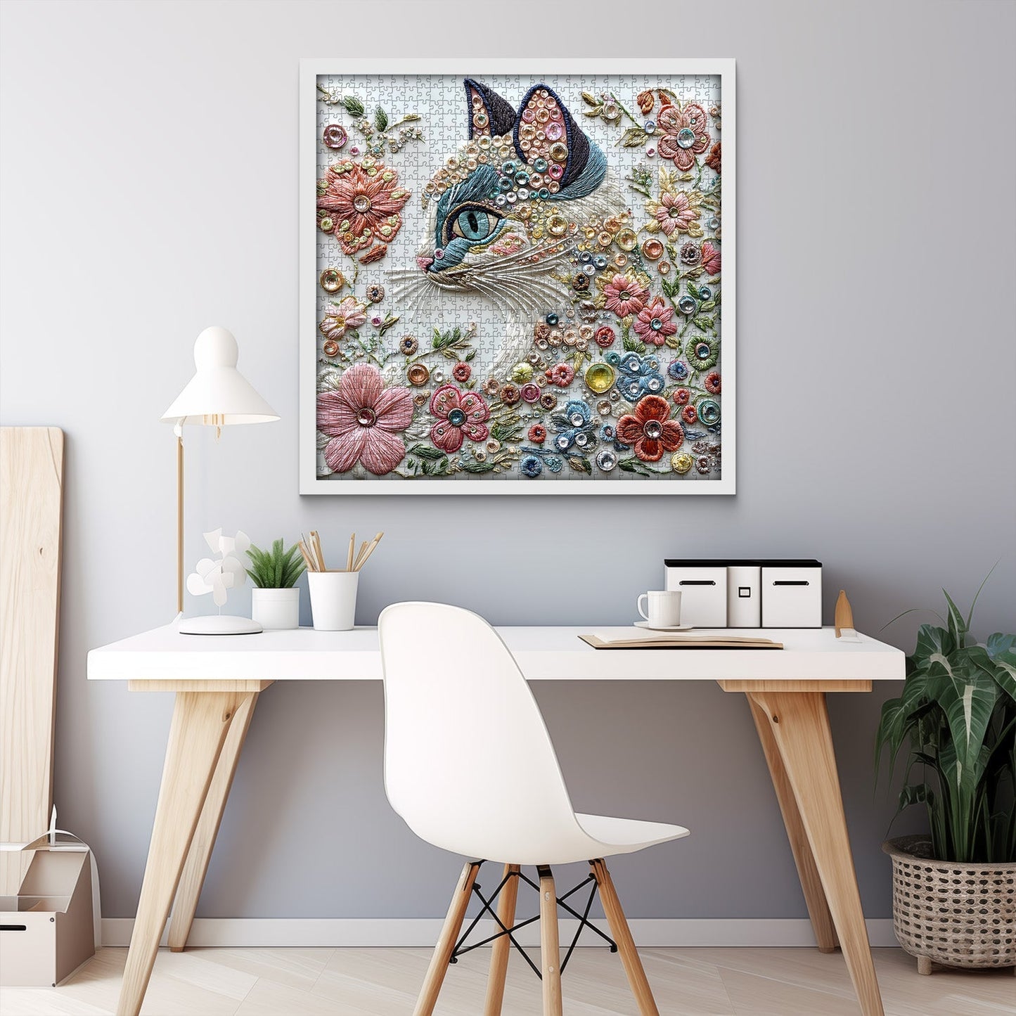 Elegant Cat Jigsaw Puzzle 1000 Pieces