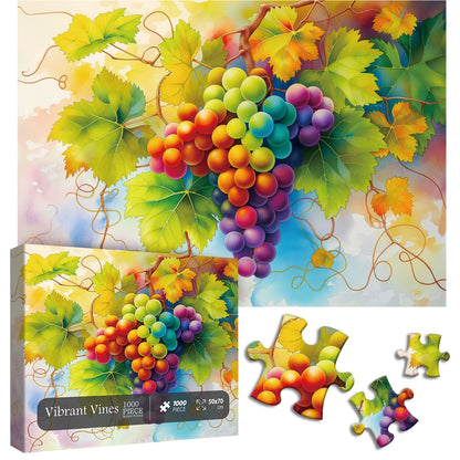 Vibrant Vines Jigsaw Puzzle 1000 Pieces