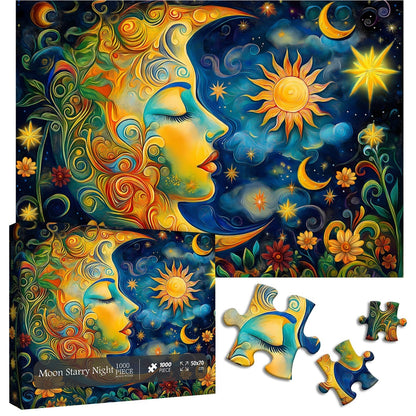 Moon Starry Night Jigsaw Puzzle 1000 Pieces