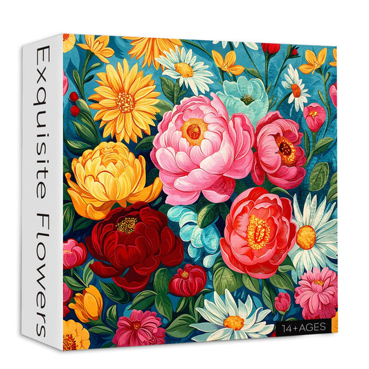 Exquisite Flowers Jigsaw Puzzle 1000 Pieces