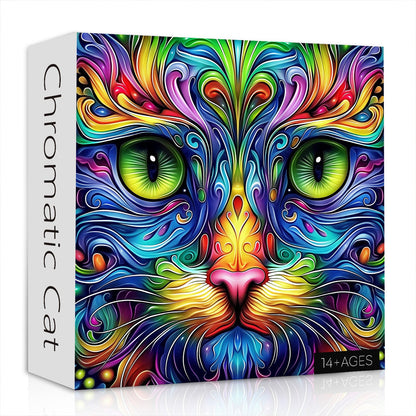 Chromatic Cat Jigsaw Puzzle 1000 Pieces