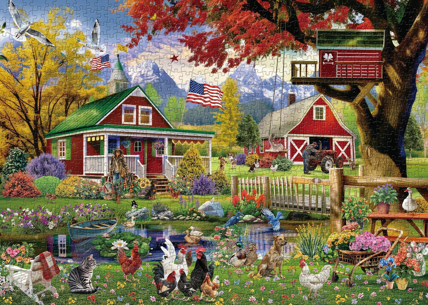 Rustic Haven Jigsaw Puzzle 1000 Pieces