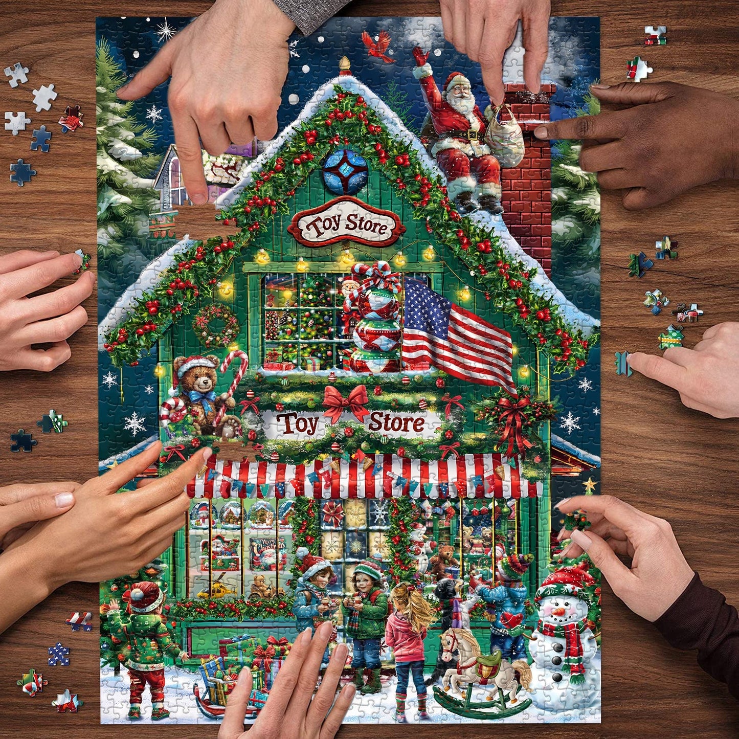 Christmas Store Jigsaw Puzzle 1000 Pieces