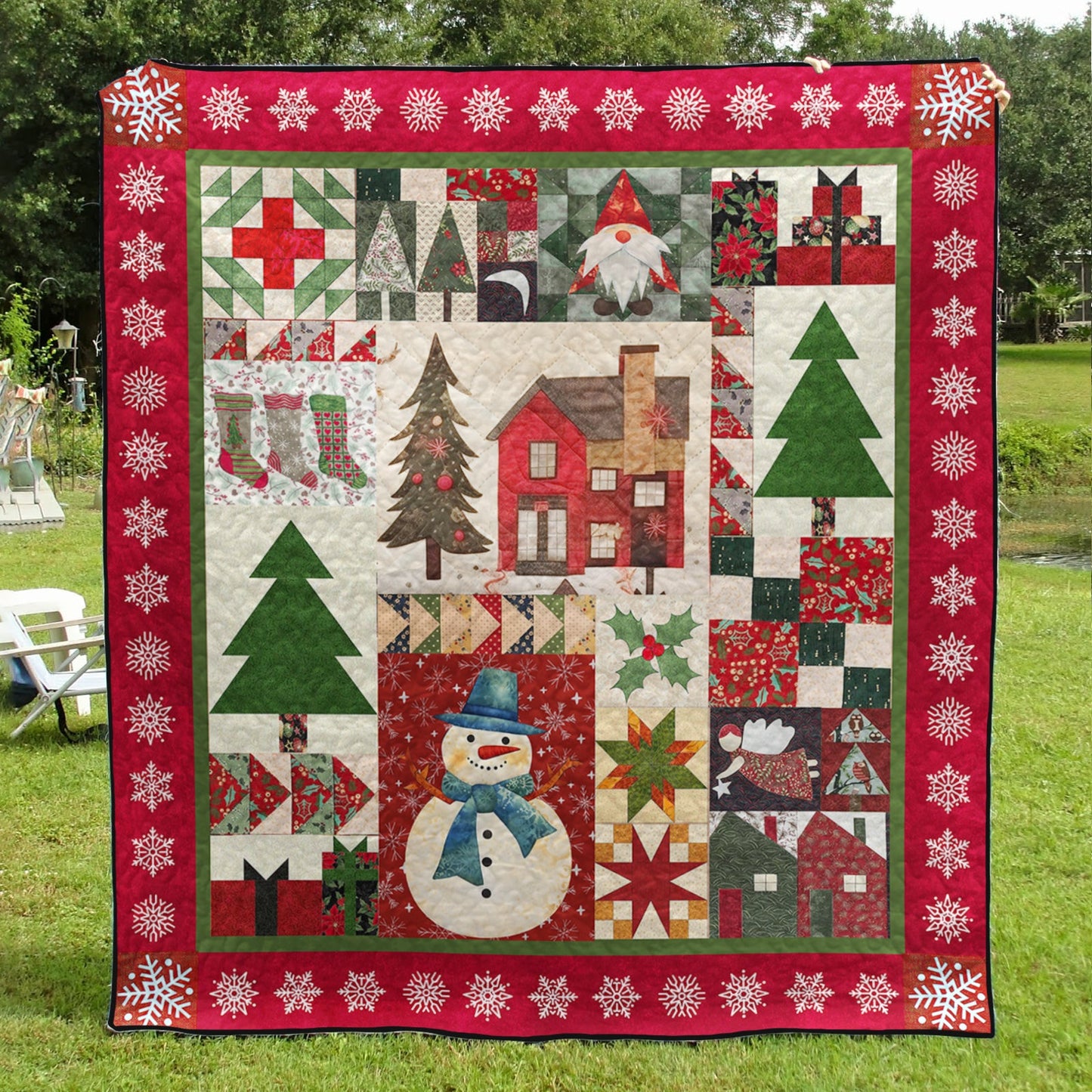 Christmas Snowman TL06102303 Quilt Blanket