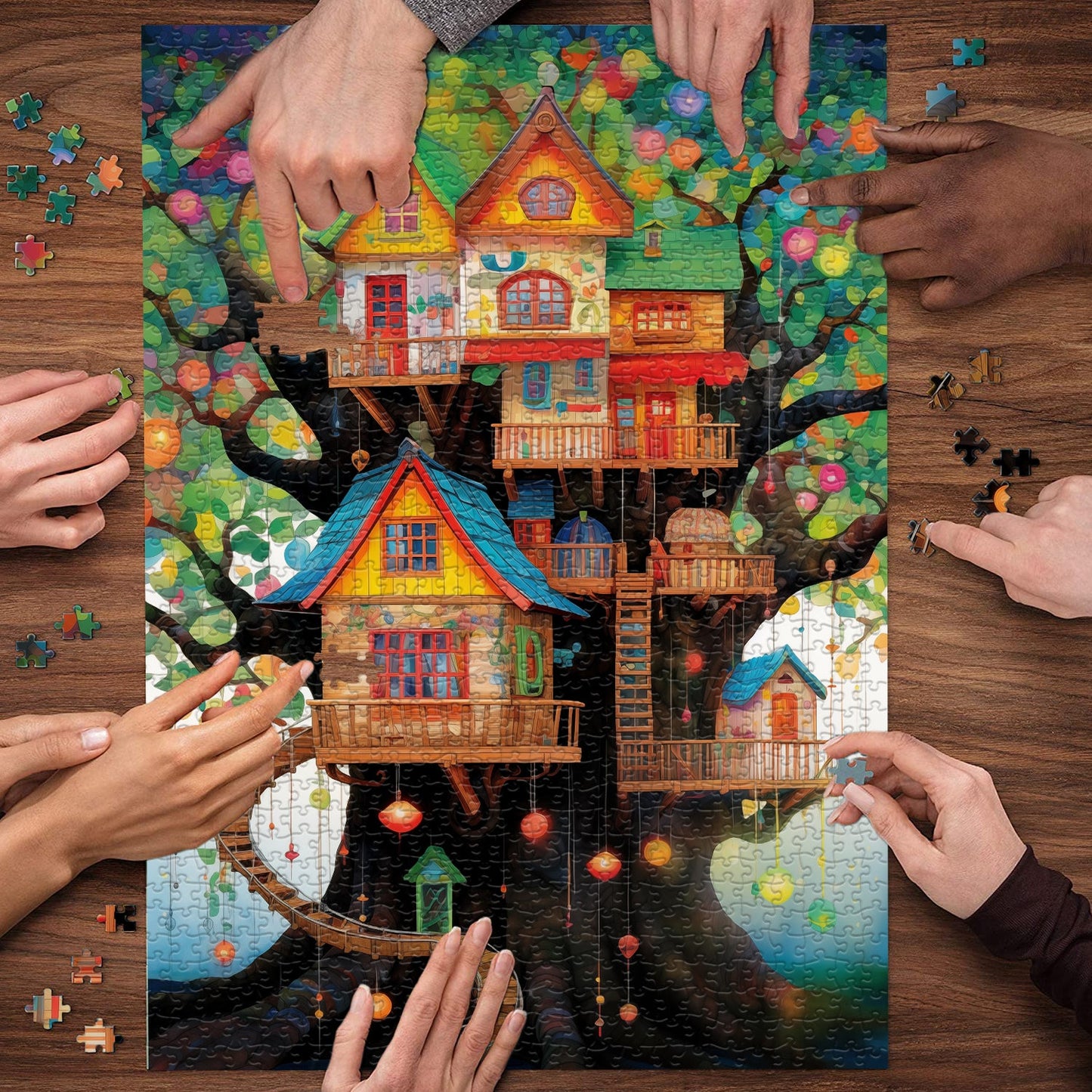 Dream Treehouse Jigsaw Puzzle 1000 Pieces