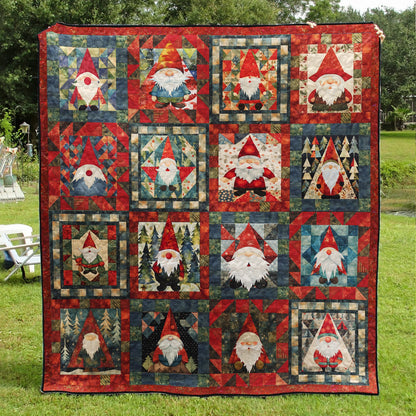 Christmas Gnome TL05102302 Quilt Blanket