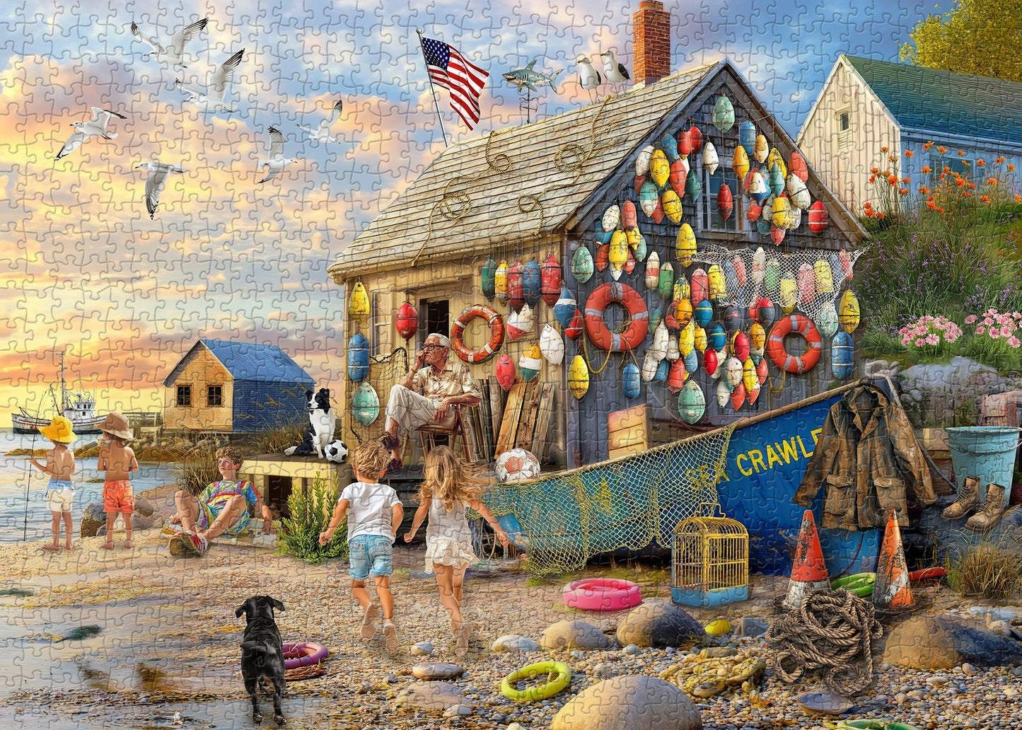 Buoy Cottage Jigsaw Puzzle 1000 Pieces