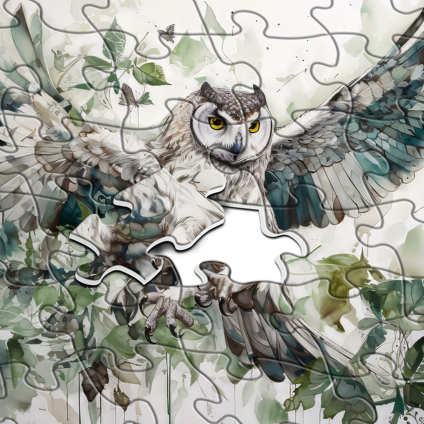 Forest Owl Jigsaw Puzzle 1000 Pieces