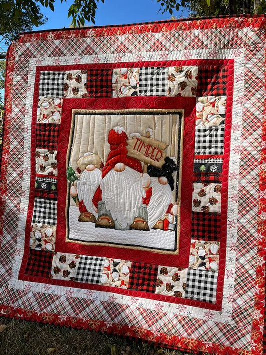 Christmas Gnome CLA21112313 Quilt Blanket