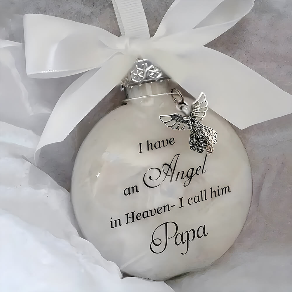 Christmas Angel in Heaven Memorial Ornament