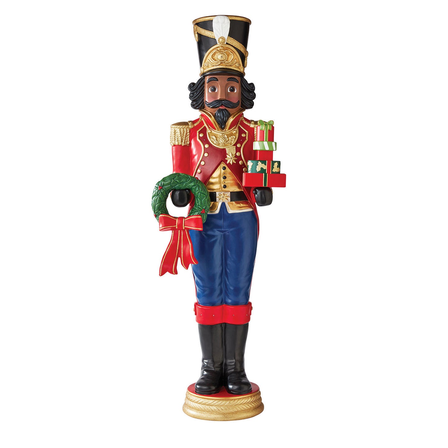 6' Pre-Lit Grand Nutcracker (Multicultural)